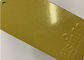 Polvere durevole legata metallica dell'oro che ricopre superficie regolare per mobili metallici