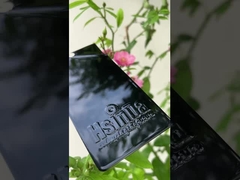 Rivestimento in polvere termoassorbente di poliestere epossidico superficie liscia effetto specchio nero