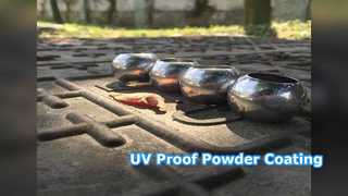 Finitura esterna resistente ai raggi UV con verniciatura a polvere durevole