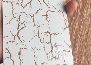 Il grano di legno disegna la pittura della mano della polvere del poliestere per i profili di alluminio