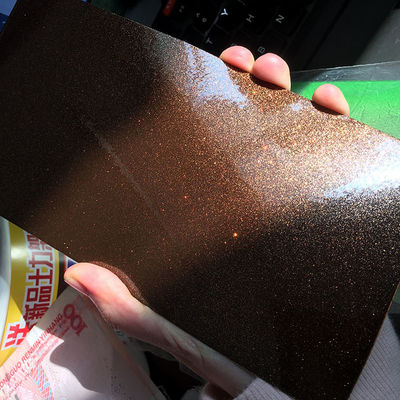 Polvere termoindurente del poliestere a resina epossidica di colore di Brown che ricopre alto Gloos