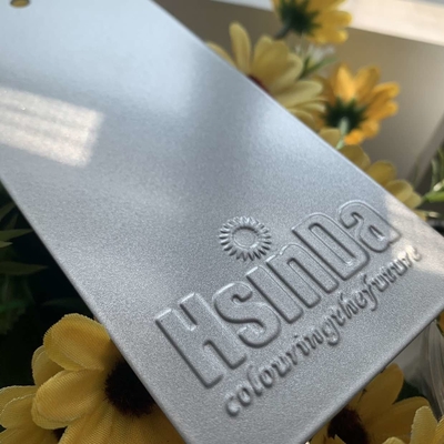 Pittura di rivestimento in polvere di colore grigio argento RAL9006 di grado industriale con pigmento di resina