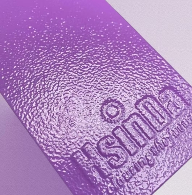 Rivestimento in polvere di poliestere epossidico viola resistente al calore e alle rughe per l'industria e gli arredi