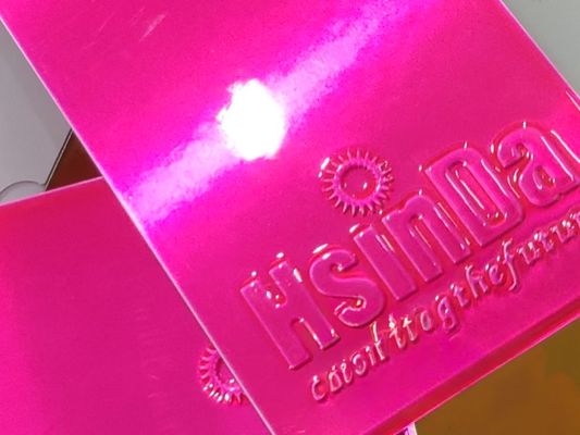 Vernice in polvere termoindurente ad alta brillantezza color rosa caramella per finiture decorative