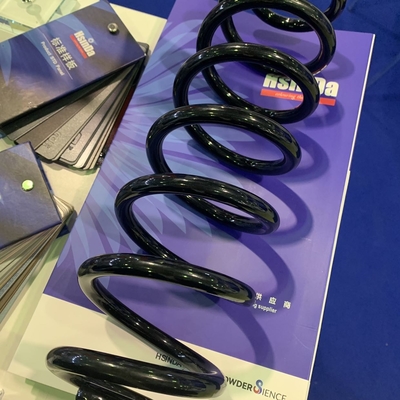 RAL9005 Rivestimento in polvere di poliestere epossidico nero lucido per molla di auto