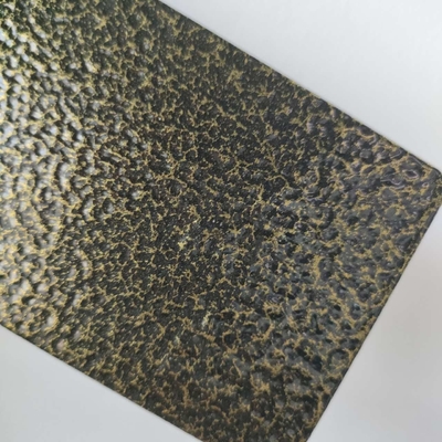 Vendita di fabbrica Antirrugine ottone antico oro martello in polvere Vernice per scaffale in acciaio al carbonio Poliestere in polvere Rivestimento