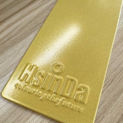 Superiore lucentezza e conservazione del colore Rivestimento in polvere metallica in oro per finitura superficiale