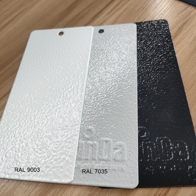 Tessura resistente alla corrosione e alle rughe RAL9003 White Outdoor Epoxy Polyester Powder Coating Paint Spray For Park Chairs Powder Coat