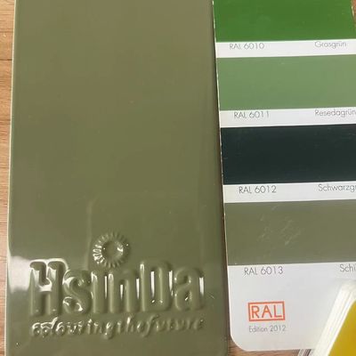 Pintura antincorrosiva in polvere di poliestere epossidico ad alto lucido Ral 6013 per la spruzzatura elettrostatica