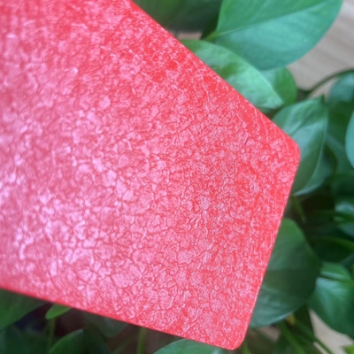 State Powder Coating Ral3020 Red Lizard Skin Alligator Finish UV Electrostatic Per 1000hr Umidità Metallo Industriale