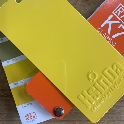 Certificazione ROHS REACH RAL1023 Vernice a spruzzo per elettrodomestici con rivestimento in polvere giallo del traffico