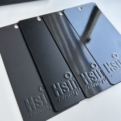 Rivestimento in polvere elettrostatica nera RAL9005 personalizzato con finitura opaca lucida e cura a 180-200°C
