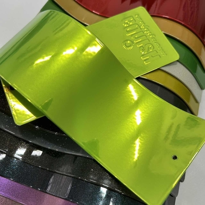 Vernice a polvere epossidica per verniciatura a polvere in poliestere, colore solido, illusione cromo oro verde rosso