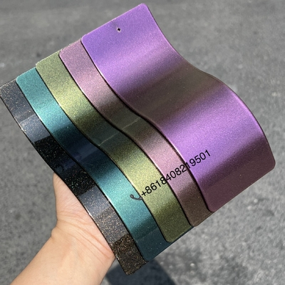 Rivestimenti in polvere termoindurenti speciali metallizzati, bonderizzati, cromo bronzo, scintillanti, micacei, fluorescenti, perlescenti, trasparenti
