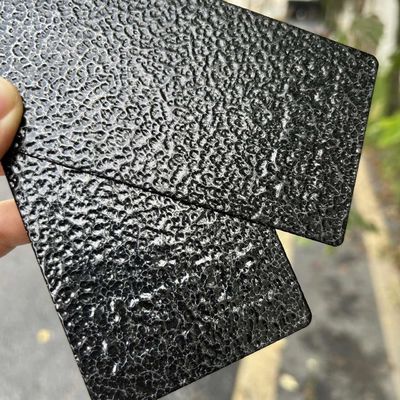 Rivestimento in polvere nera argento con consistenza di martello per applicazioni di spruzzo elettrostatico in colore personalizzato, resistente alla corrosione e UV-resistente