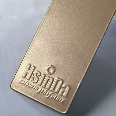 Rivestimento in polvere metallizzato marrone 30-42μm per superfici metalliche
