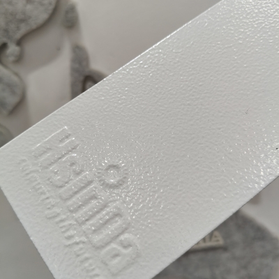 Tessitura a rughe bianche Polvere di poliestere per rivestimento metallico 60-80um