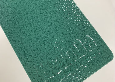 Pittura a resina epossidica rivestita Thermoset del poliestere della polvere di metallo di struttura verde del martello
